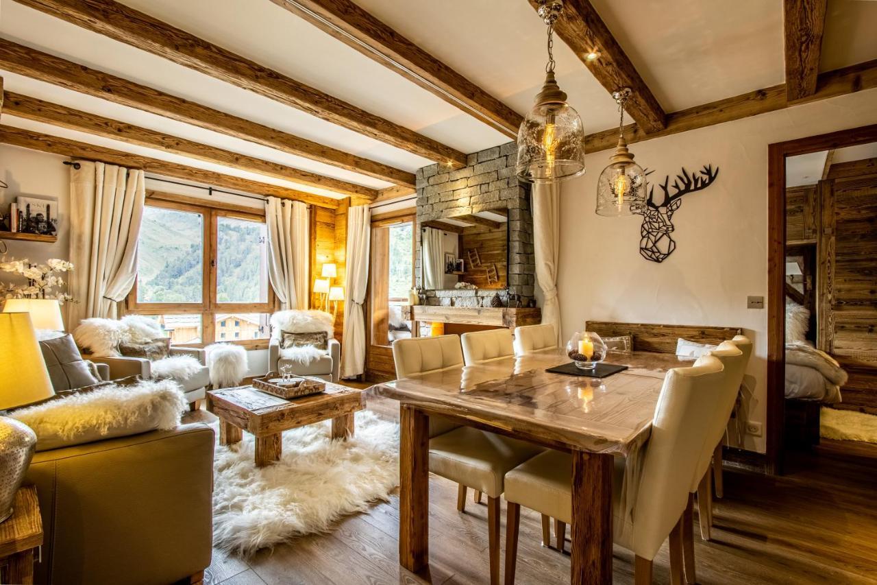 Arc 1950, ambiance chalet luxe 5/7pers dans résidence 5* skis aux pieds avec SPA Les Arcs  Exterior foto