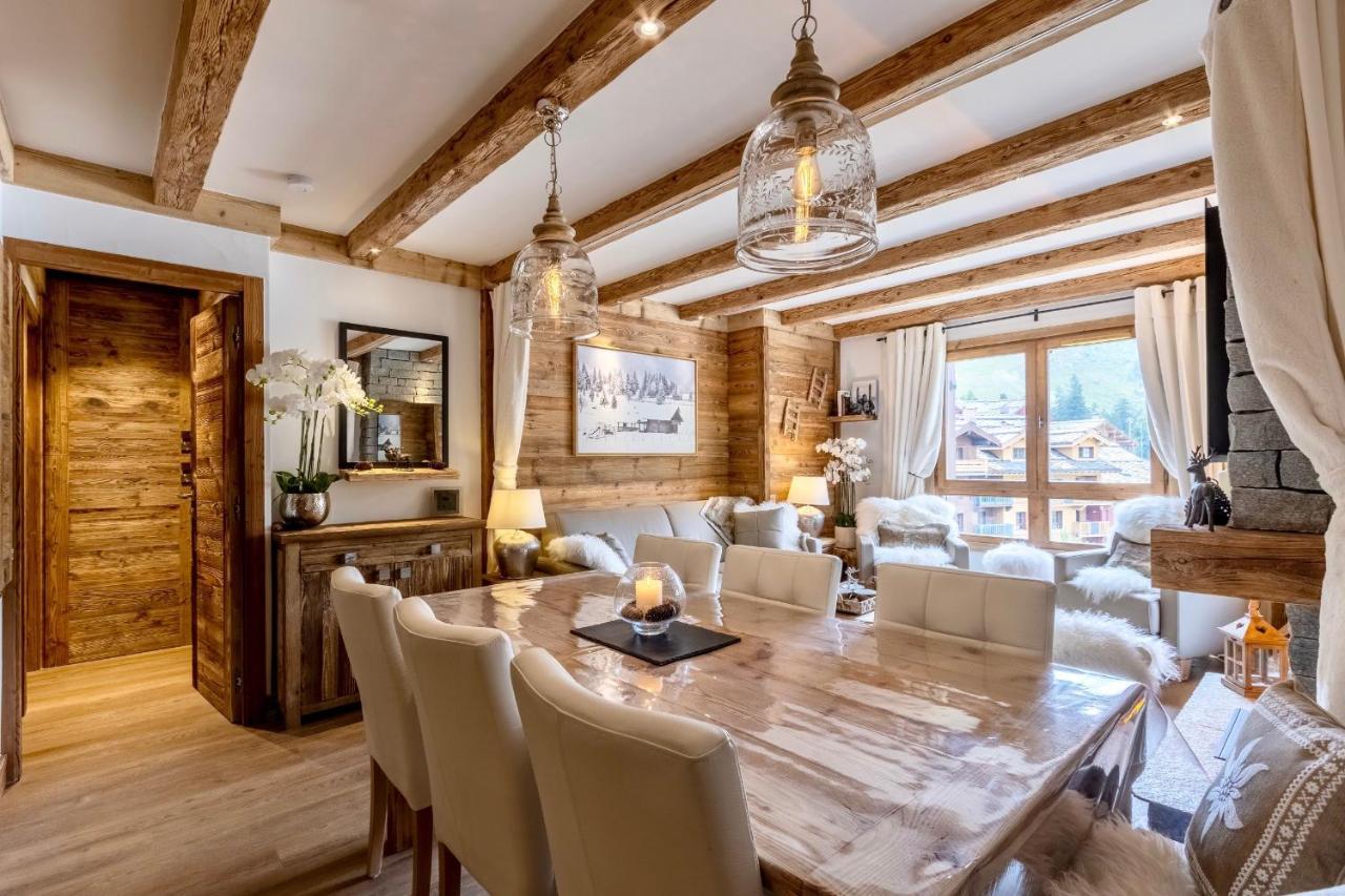 Arc 1950, ambiance chalet luxe 5/7pers dans résidence 5* skis aux pieds avec SPA Les Arcs  Exterior foto