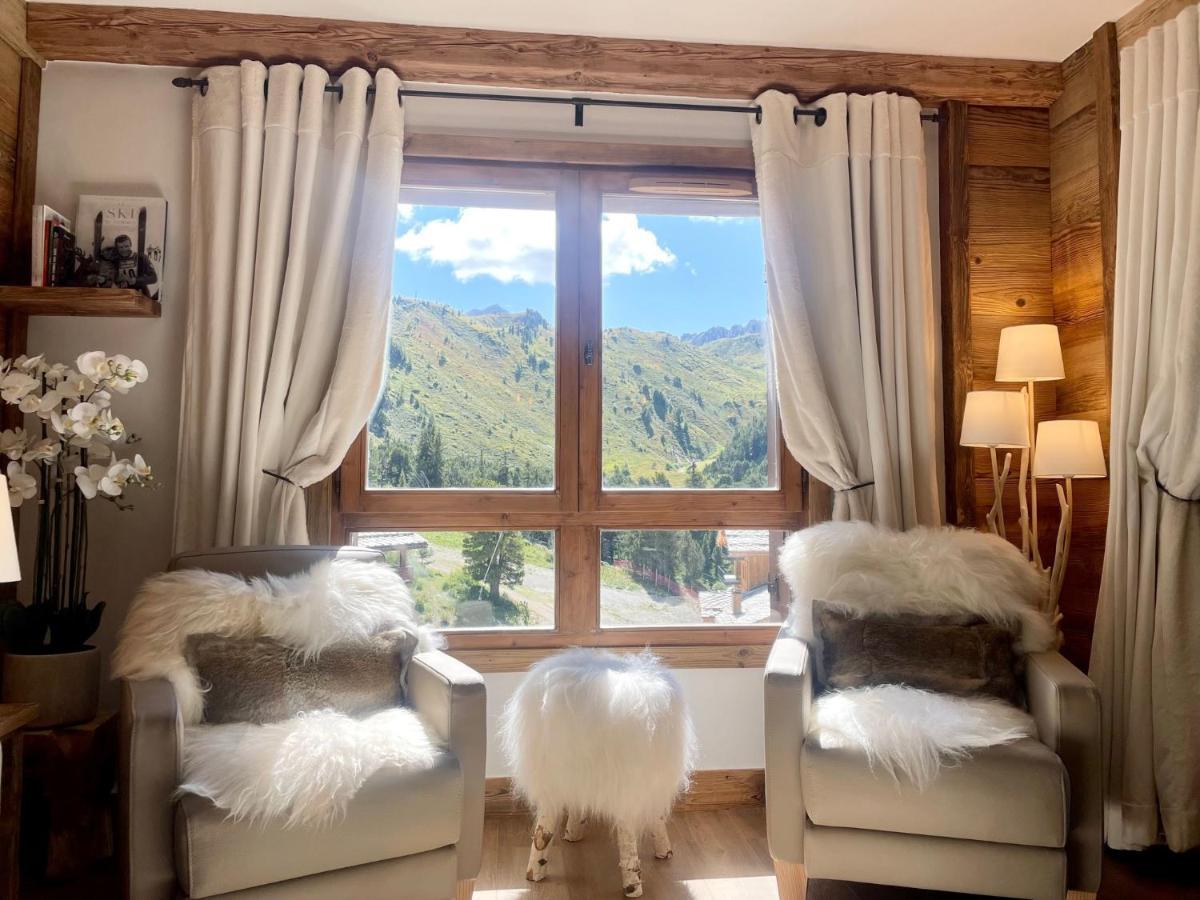 Arc 1950, ambiance chalet luxe 5/7pers dans résidence 5* skis aux pieds avec SPA Les Arcs  Exterior foto