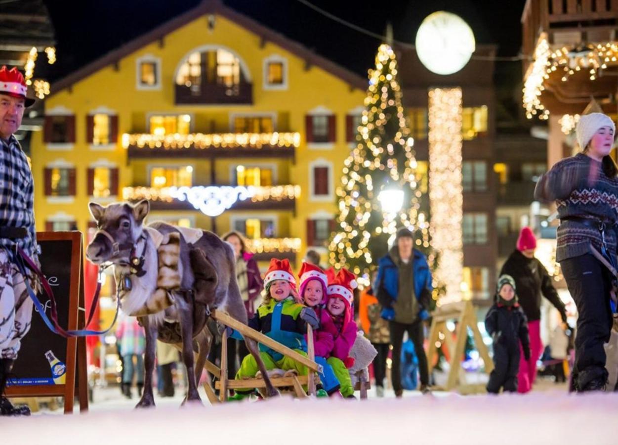 Arc 1950, ambiance chalet luxe 5/7pers dans résidence 5* skis aux pieds avec SPA Les Arcs  Exterior foto