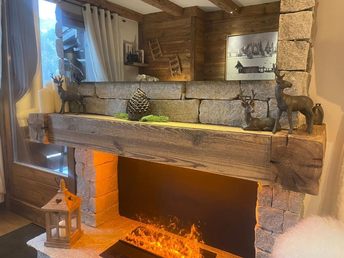 Arc 1950, ambiance chalet luxe 5/7pers dans résidence 5* skis aux pieds avec SPA Les Arcs  Exterior foto